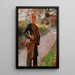 Paesaggio con il Figlio dell'Artista su un Sentiero - Jacek Malczewski — quadro incorniciato alla parete