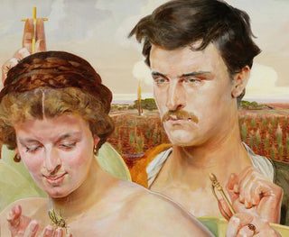 Musica, ala destra del trittico - Jacek Malczewski — vista dell’opera
