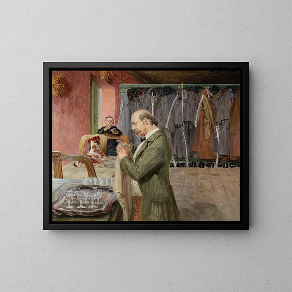 La mia vita, sezione centrale del trittico - Jacek Malczewski — quadro incorniciato alla parete