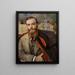 Ritratto di Adam Cybulski - Jacek Malczewski — quadro incorniciato alla parete