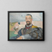 Ritratto di Erazm Barcz - Jacek Malczewski — quadro incorniciato alla parete