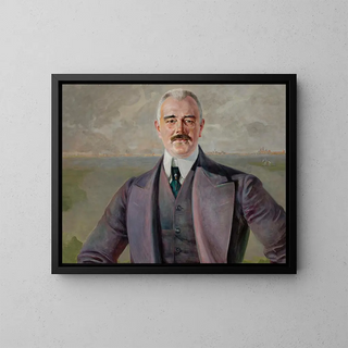 Ritratto di J. Armowicz - Jacek Malczewski — quadro incorniciato alla parete