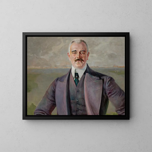Ritratto di J. Armowicz - Jacek Malczewski — quadro incorniciato alla parete