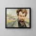 Ritratto di Jan Kasprowicz - Jacek Malczewski — quadro incorniciato alla parete