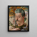 Ritratto di Tadeusz Botnicki con medusa - Jacek Malczewski — quadro incorniciato alla parete