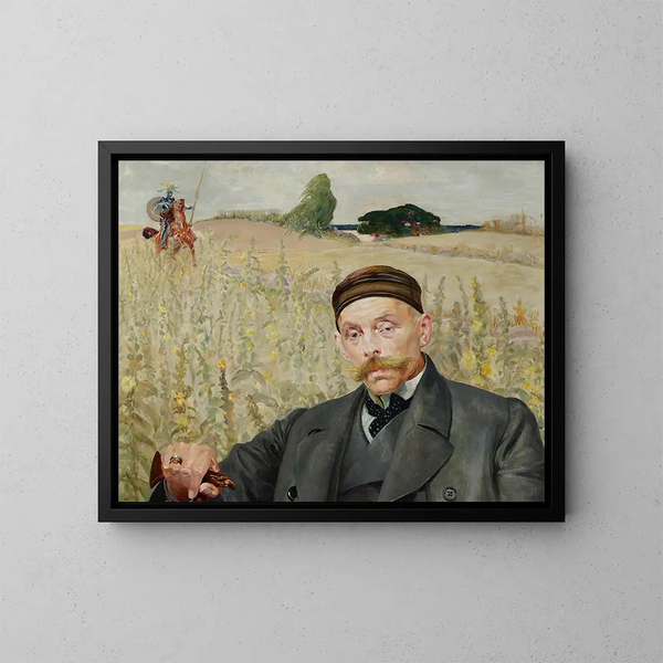 Ritratto di Wacław Karczewski - Jacek Malczewski — quadro incorniciato alla parete