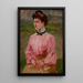 Portrait d'une Jeune Dame - Jacek Malczewski — quadro incorniciato alla parete