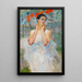 Ritratto di una donna con sorbiers - Jacek Malczewski — quadro incorniciato alla parete