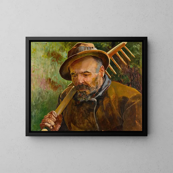 Ritorno dei campi - Jacek Malczewski — quadro incorniciato alla parete