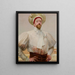 Autoritratto in abito bianco - Jacek Malczewski — quadro incorniciato alla parete