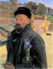 Autoritratto con un giacinto - Jacek Malczewski — vista dell’opera