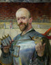 Autoritratto in armatura con violini - Jacek Malczewski — vista dell’opera