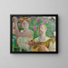 Autoritratto con musa e buddleia - Jacek Malczewski — quadro incorniciato alla parete