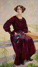 La Chanson Finie, Portrait de Ra Aleksandrowicz - Jacek Malczewski — vista dell’opera