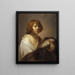 di Davide con la testa di Golia - Jacob Adriaensz. Backer — quadro incorniciato alla parete