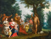 San Giovanni Battista che predica - Jacob Andries Beschey — vista dell’opera