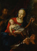 Sacra Famiglia con il bambino san Giovanni Battista - Jacob Carl Stauder — vista dell’opera