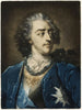 Ritratto di Luigi XV - Jacob Christoph Le Blon — vista dell’opera