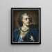 Ritratto di Luigi XV - Jacob Christoph Le Blon — quadro incorniciato alla parete