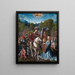 David e Abigail - Jacob Cornelisz. van Oostsanen — quadro incorniciato alla parete