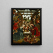 Natività - Jacob Cornelisz. van Oostsanen — quadro incorniciato alla parete