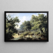 Paesaggio boscoso con viaggiatori - Jacob Cremer — quadro incorniciato alla parete