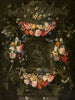 La Sainte Famille entourée d'une guirlande de fleurs - Jacob Denys — vista dell’opera