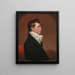 Ritratto di un uomo - Jacob Eichholtz — quadro incorniciato alla parete