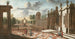 Vista architettonica con personaggi - Jacob Ferdinand Saeys — vista dell’opera
