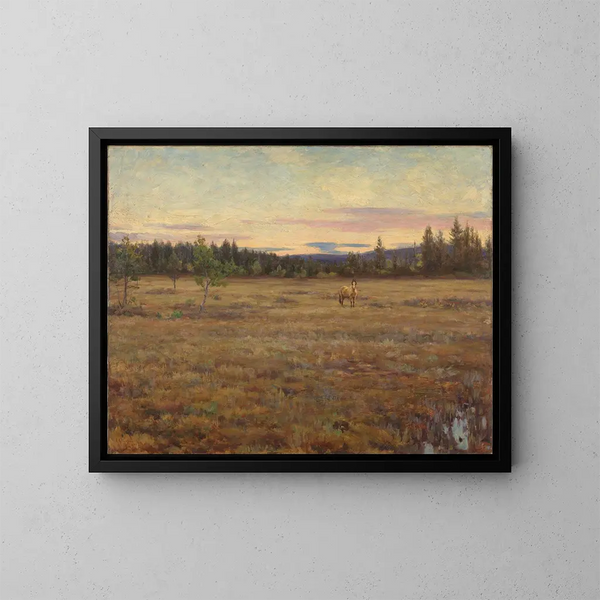 Mattino d'autunno precoce - Jacob Glersen — quadro incorniciato alla parete