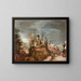 Allégorie delle Stagioni in un paesaggio - Jacob Grimmer — quadro incorniciato alla parete