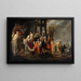 L'idolatria del re Salomone - Jacob Hogers — quadro incorniciato alla parete