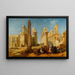 Rovine del palazzo di Karnak a Tebe - Jacob Jacobs — quadro incorniciato alla parete
