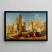Le Rovine di Karnak a Tebe - Jacob Jacobs — quadro incorniciato alla parete