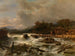 Cascata in Norvegia - Jacob Jacobs — vista dell’opera