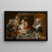 Come cantavano i vecchi, così i giovani suonano il flauto - Jacob Jordaens — quadro incorniciato alla parete