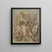 Entusiasmo dell'infanzia - Jacob Jordaens — quadro incorniciato alla parete