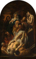 La Mise au tombeau du Christ - Jacob Jordaens — vista dell’opera