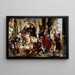 Gesù che scaccia i mercanti dal tempio - Jacob Jordaens — quadro incorniciato alla parete