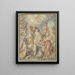 Martyre di San Quirino di Malmedy - Jacob Jordaens — quadro incorniciato alla parete