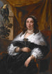 Portrait d'une dame - Jacob Jordaens — quadro incorniciato alla parete