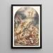La Conversion de Saul avec le Christ et la croix - Jacob Jordaens — quadro incorniciato alla parete