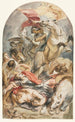 La Conversion de Saul avec cavalier et bannière - Jacob Jordaens — vista dell’opera