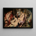 Le ragazze di Cécrope che trovano il bambino Érichthonios - Jacob Jordaens — quadro incorniciato alla parete