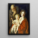 La Sainte Famille - Jacob Jordaens — quadro incorniciato alla parete