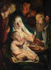 La Sainte Famille avec les bergers - Jacob Jordaens — vista dell’opera