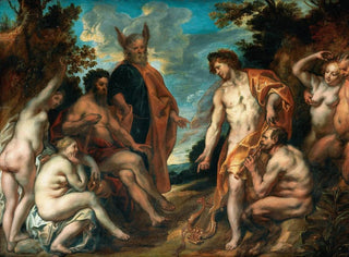 Il concorso musicale tra Apollo e Pan - Jacob Jordaens — vista dell’opera