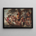 L'Argento del tributo Pierre trovando la moneta d'argento nella bocca del pesce anche chiamato Il Bac per Anversa - Jacob Jordaens — quadro incorniciato alla parete