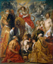 La venerazione dell'Eucaristia - Jacob Jordaens — vista dell’opera
