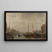 Paesaggio urbano - Jacob Maris — quadro incorniciato alla parete